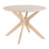 Durant Round Wooden Dining Table In Oak
