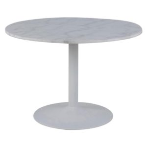 Taraji Marble Dining Table With White Base In Guangxi White