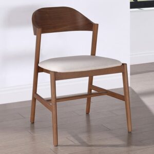 Cairo Wooden Dining Chair In Walnut