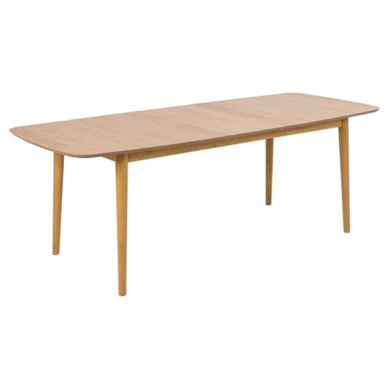 Malibu Wooden Extending Dining Table In Matt Oak