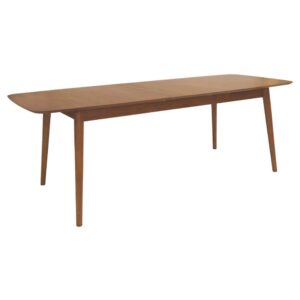 Malibu Wooden Extending Dining Table In Walnut
