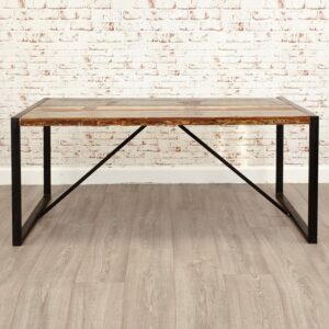 Utica Large Wooden Dining Table In Satin Lacquer