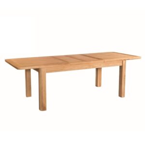 Empire Large Wooden Extending Dining Table In Oak