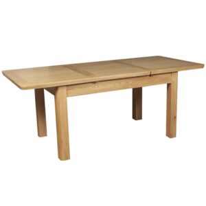 Empire Medium Wooden Extending Dining Table In Oak