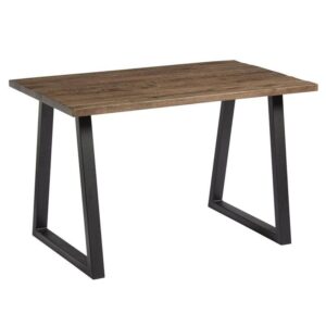 Hesperia Small Wooden Dining Table In Smoked