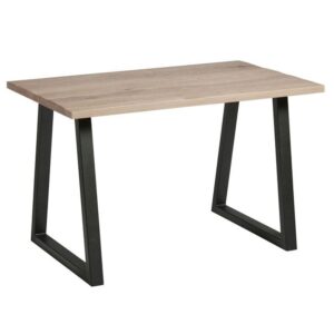Hesperia Small Wooden Dining Table In White Oak