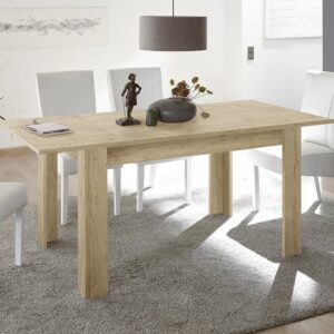 Heyford Wooden Extending Dining Table In Sherwood Oak