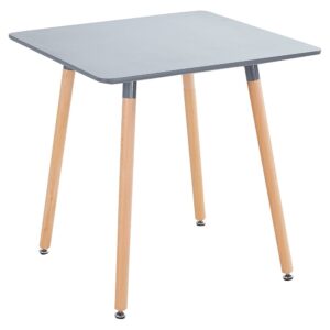 Rupert Wooden Dining Table In Grey And Oak