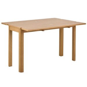 Simcoe Wooden Extending Dining Table In Matt Oak