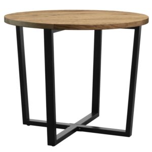 Bethany Small Wooden Dining Table In Antique Rustic