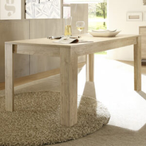 Heyford Wooden Rectangular Dining Table In Sherwood Oak