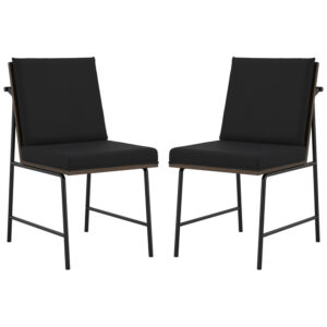 Seattle Onyx Wooden Dining Chairs – Pair