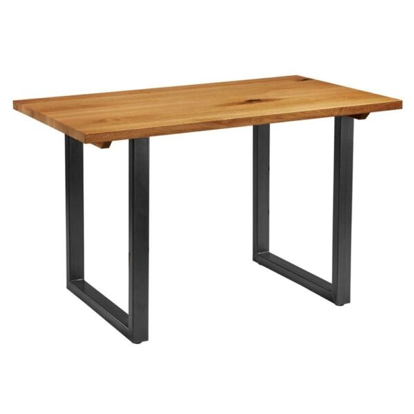 Worley 120cm Wooden Dining Table In Character Oak