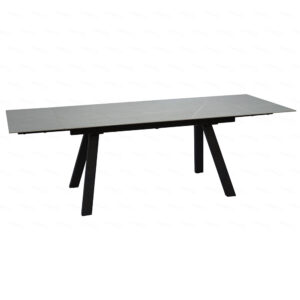 Reston Large Sintered Stone Extending Dining Table In Grey