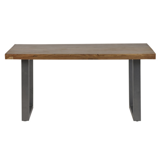 Metapoly Industrial Wooden Dining Table In Acacia